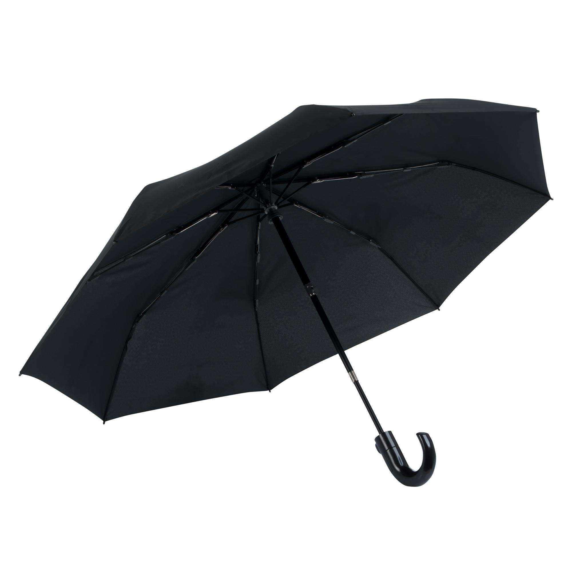 Knirps T.260 Medium Automatic Open Close Rain Umbrella with Curved Handle and Carrying Case - Compact Windproof Travel Umbrellas for Adults, 97cm Diamteter - Image 4